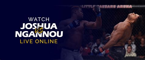 Zo kijk je live naar Anthony Joshua tegen Francis Ngannou.